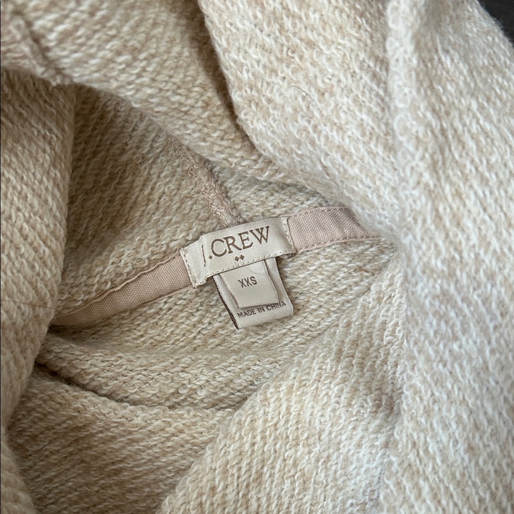 J. Crew Cream Cowl Neck Pullover Sweater - Picture 2 of 2
